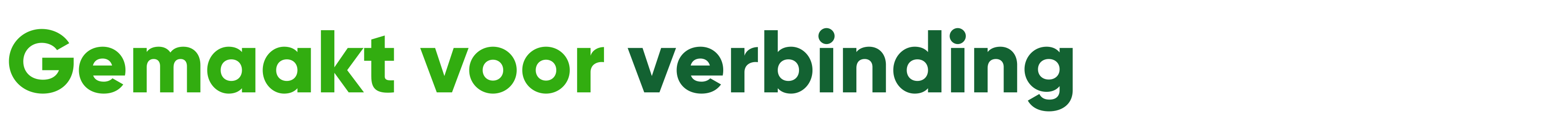 Gemaakt voor verbinding