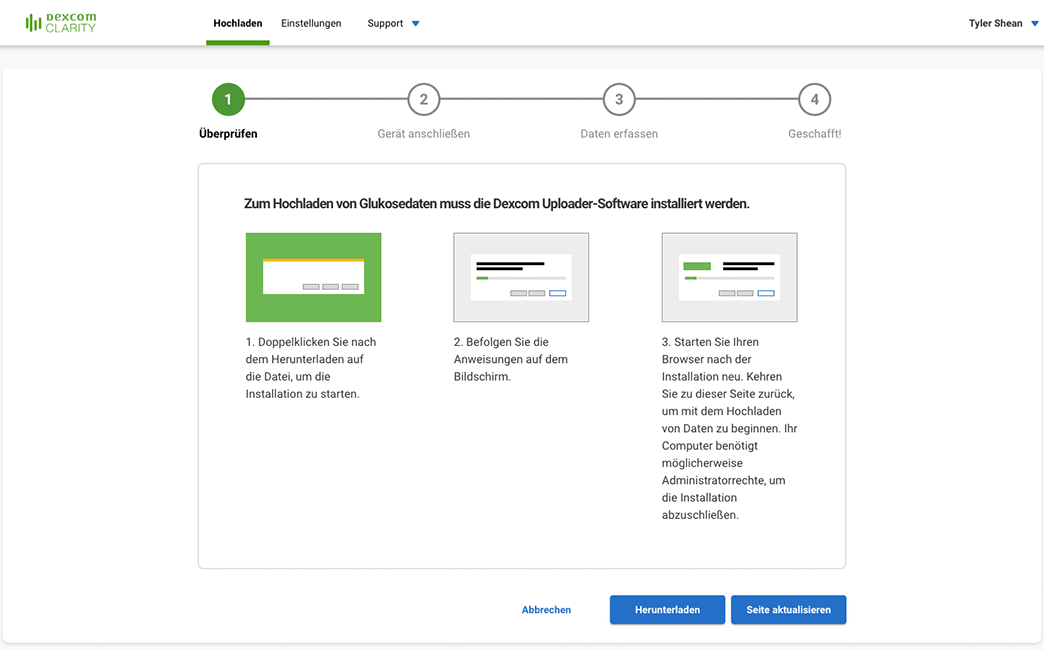 Schritt 1 – Überprüfung