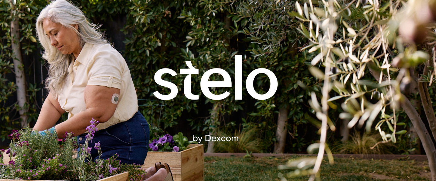 images of gardening and preparing food with stelo logo overlay